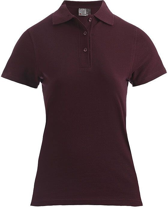 Women’s Superior Polo-Shirt, burgundy, Gr. 2XL 