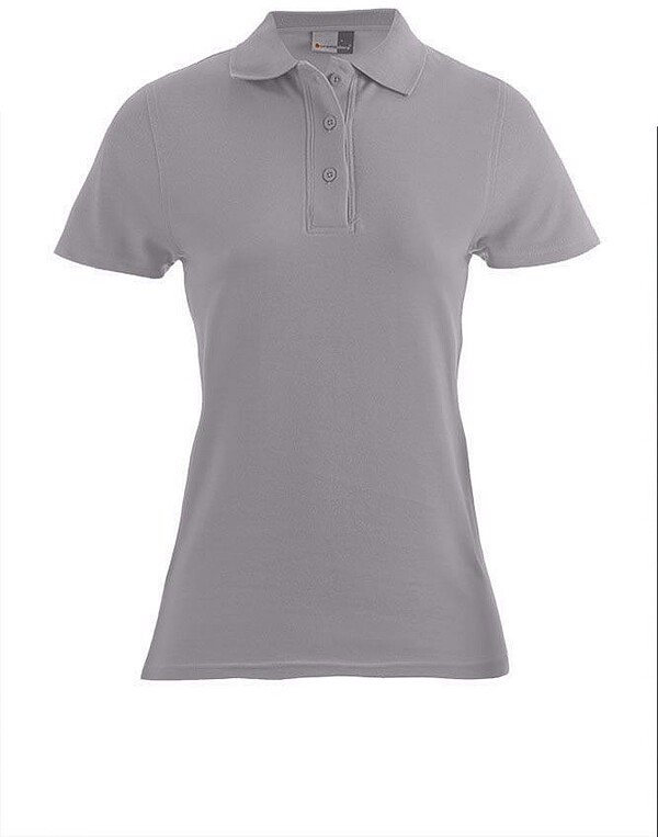 Women’s Superior Polo-Shirt, new light grey, Gr. L 