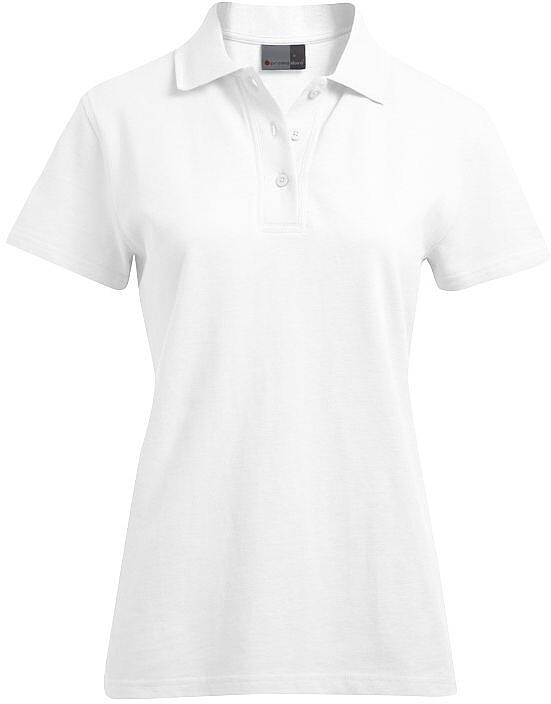 Women’s Superior Polo-​Shirt, white, Gr. 2XL