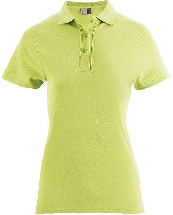 Women’s Superior Polo-Shirt, wild lime, Gr. XL 