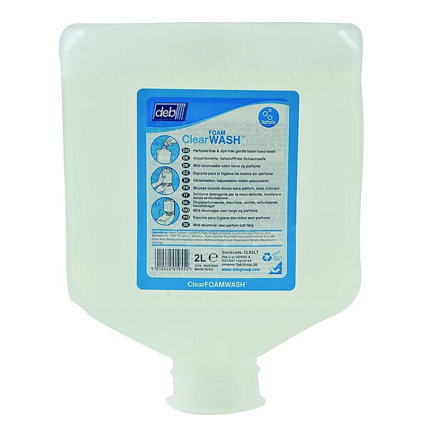 Deb Clear FOAM Wash, 2000 ml