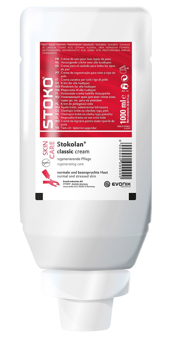 Stoko Hautpflegecreme Stokolan classic, 1000 ml 