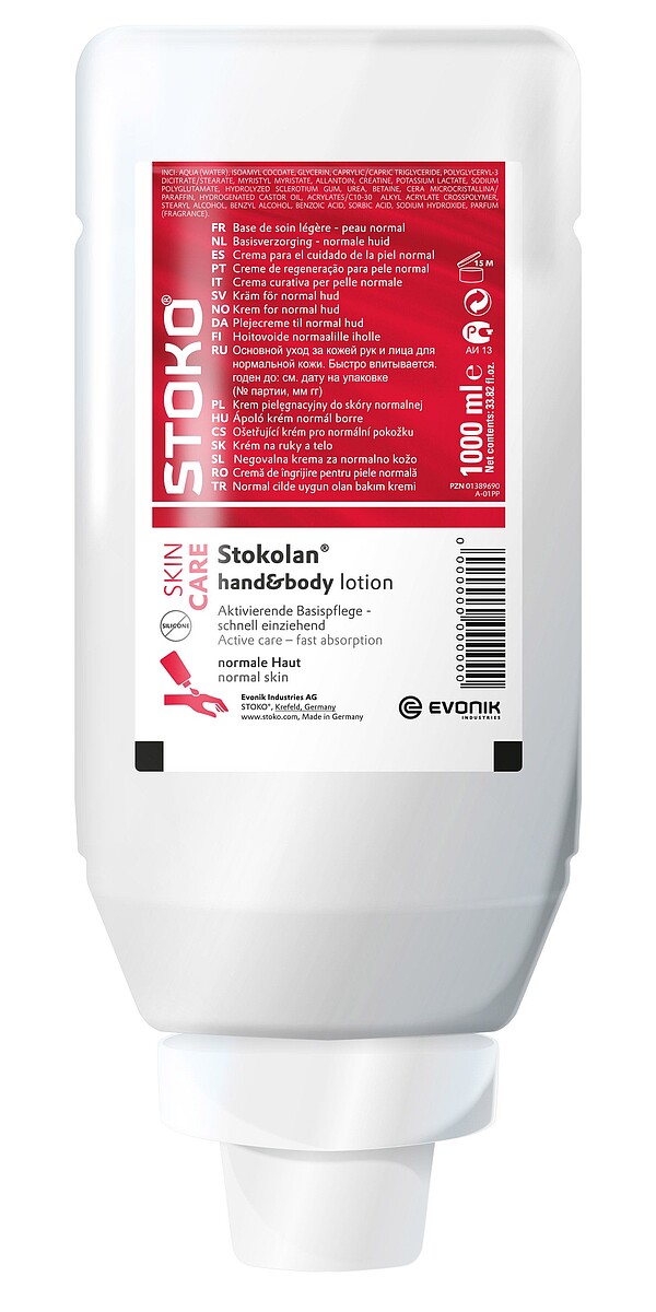 Stoko Hautpfleglotion Stokolan hand&body, 1000 ml 