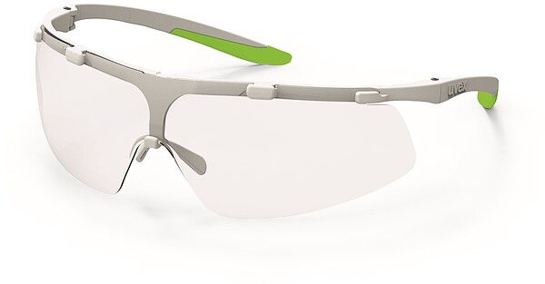 Schutzbrille uvex super fit 9178.315, PC- klar - weiß/lime 