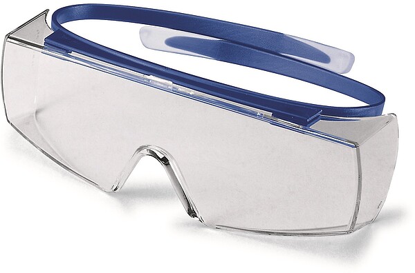 Schutzbrille uvex super OTG 9169.065, PC - klar - blau 