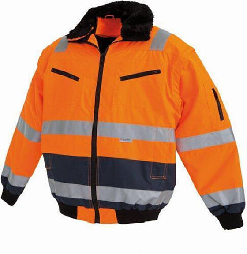 Warnschutz-Pilotenjacke 3-2443WX, warnorange/blau, Gr. 2XL 