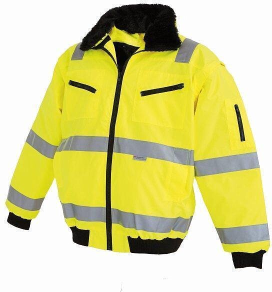 Warnschutz-Pilotenjacke 3-2445WX, warngelb, Gr. 2XL 