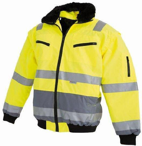 Warnschutz-Pilotenjacke 3-2446WX, warngelb/grau, Gr. 2XL 