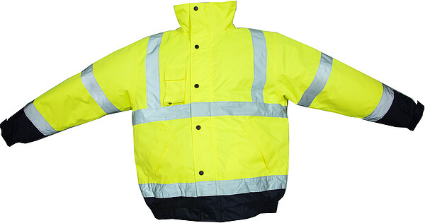 Warnschutz-Pilotenjacke 3-5510WX, warngelb/blau, Gr. 2XL 