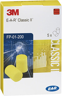3M™ Gehörschutzstöpsel E-​A-R™ CLASSIC™ II, 5 Paar