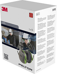 3M™ Kapselgehörschutz Peltor™ X1 mit Helmbefestigung 