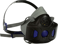 3M™ Secure Click™ Halbmaske mit Sprechmembran HF-​802SD, Gr. M