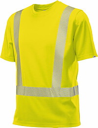 BP® T-​Shirt 2131 260 86, warngelb, Gr. 2XL