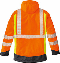 Warnschutz-Softshell-Jacke HOUSTON, warnorange, Gr. 4XL 