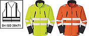 Warnschutz-Softshelljacke PITTSBURGH, warngelb/navy, Gr. 4XL 