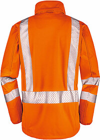 Warnschutz-Softshelljacke TYLER, warnorange, Gr. 5XL 