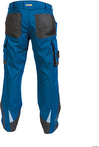 DASSY® Bundhose Nova, azurblau/anthrazitgrau, Gr. 52 