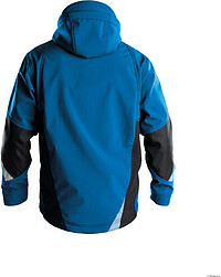 DASSY® Softshelljacke Gravity, azurblau/anthrazitgrau, Gr. XL 