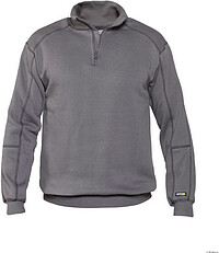 DASSY® Sweatshirt Filix, zementgrau, Gr. 4XL