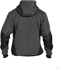 DASSY® Sweatshirt-Jacke Pulse anthrazitgrau/schwarz, Gr. 2XL 