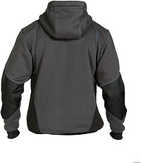 DASSY® Sweatshirt-Jacke Pulse anthrazitgrau/schwarz, Gr. M 