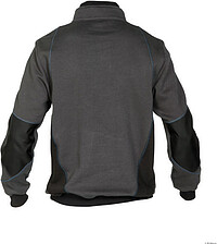DASSY® Sweatshirt Stellar, anthrazitgrau/schwarz, Gr. M 