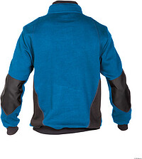 DASSY® Sweatshirt Stellar, azurblau/anthrazitgrau, Gr. 2XL 