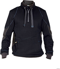 DASSY® Sweatshirt Stellar, nachtblau/​anthrazitgrau, Gr. 2XL
