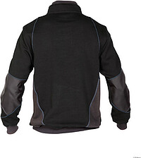 DASSY® Sweatshirt Stellar, schwarz/anthrazitgrau, Gr. L 
