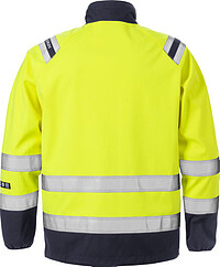 Flamestat Softshell-Jacke 4016 FSS, warngelb/marine, Gr. L 