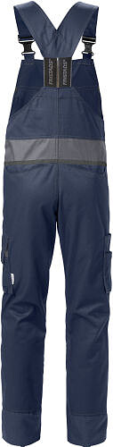 Latzhose 1555 STFP, marine/grau, Gr. C52 