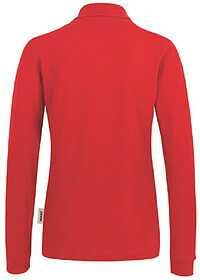 Damen Longsleeve-Poloshirt Mikralinar® 215, rot, Gr. 4XL 