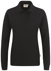 Damen Longsleeve-​Poloshirt Mikralinar® 215, schwarz, Gr. 2XL
