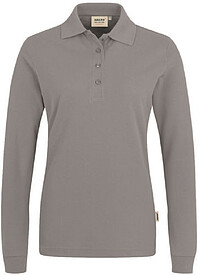Damen Longsleeve-​Poloshirt Mikralinar® 215, titan, Gr. 4XL