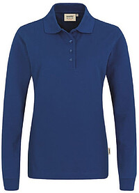 Damen Longsleeve-​Poloshirt Mikralinar® 215, ultramarinblau, Gr. 2XL