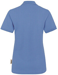 Damen Poloshirt Classic 110, malibu-blue, Gr. S 