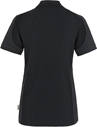 Damen Poloshirt Contrast Mikralinar® 239, schwarz/anthrazit, Gr. 3XL 
