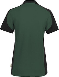 Damen Poloshirt Contrast Mikralinar® 239, tanne/anthrazit, Gr. 3XL 
