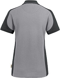 Damen Poloshirt Contrast Mikralinar® 239, titan/anthrazit, Gr. L 