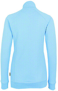 Damen Sweatjacke College 406, eisblau, Gr. 2XL 