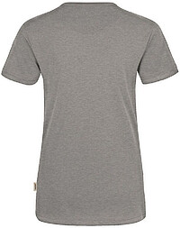 Damen V-Shirt Mikralinar® 181, grau meliert, Gr. 3XL 