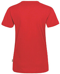 Damen V-Shirt Mikralinar® 181, rot, Gr. 2XL 