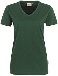 Damen V-​Shirt Mikralinar® 181, tanne, Gr. L