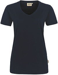 Damen V-​Shirt Mikralinar® 181, tinte, Gr. 4XL