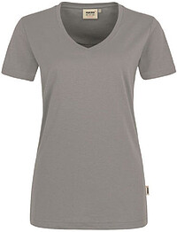 Damen V-​Shirt Mikralinar® 181, titan, Gr. S