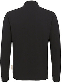 Longsleeve-Poloshirt Mikralinar® 815, schwarz, Gr. 5XL 