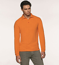 Longsleeve-Poloshirt Mikralinar® 815, tanne, Gr. M 