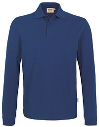 Longsleeve-​Poloshirt Mikralinar® 815, ultramarinblau, Gr. M