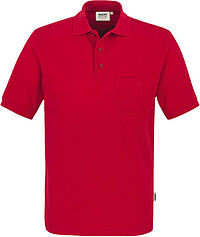 Pocket-​Poloshirt Mikralinar® 812, rot, Gr. 2XL