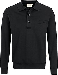 Pocket-​Sweatshirt Premium 457, schwarz. Gr. 2XL